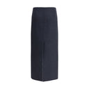 Virgin wool midi Skirt