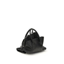 Schwarze Kalbsleder Bos Taurus Handtasche