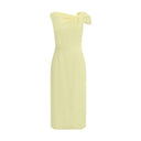 Draped Midi Cady Dress