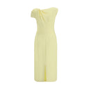 Draped Midi Cady Dress