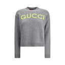 Wool Sweater with embroidered monogram