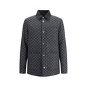 Wool Jacket with all-over GG monogram