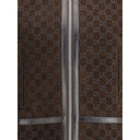 Chaqueta de cuero marrón