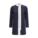 High Wool Suiting Shift Dress
