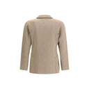Double-breasted Knit Jacket