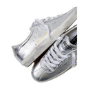 Gray Leather Men Sneaker