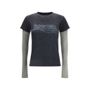 Washed Crayon Political Double-Sleeve T-Shirt