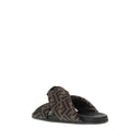 Satin Slide Sandals