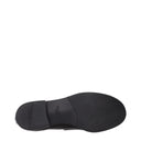 Black Leather Slip-On Loafers