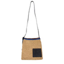 Beige Raffia Crossbody Bags