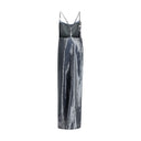 Ruched Sequin-Embellished Gown