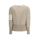 Jersey Stitch Shetland Wool 4-Bar Cardigan