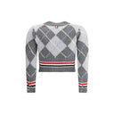 Argyle V-Neck Cardigan