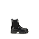 Brushed leather Ankle Boots
