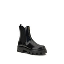 Brushed leather Ankle Boots