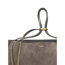 Spin suede Tote Bag