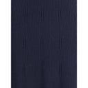 Ribbed Cashmere Silk Sleeveless Long Dress