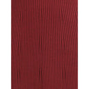 Ribbed Cashmere Silk Sleeveless Long Dress