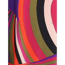 Short Caftan in silk with Marmo print
