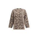 Animalier Cashmere Cardigan