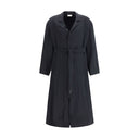 Abrigo Trench de mezcla de lyocell