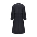 Abrigo Trench de mezcla de lyocell