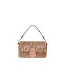 Bolso baguette de terciopelo para hombro
