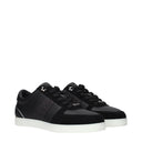 Black Leather Low Tops