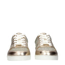 Gold Leather Sneakers