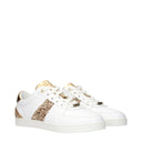 White Leather Low Tops