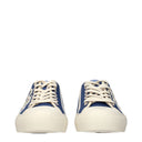 Blue Fabric Low Tops