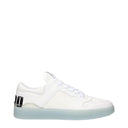 White Leather Low Tops