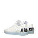 White Leather Low Tops
