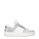 White Leather Low Tops