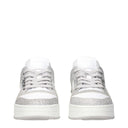 White Leather Low Tops