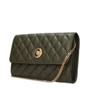 Green Leather Clutch Bags