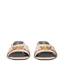 Pink Leather Platforms