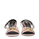 Pink Leather Platforms