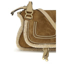 Bolso de cuero beige
