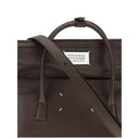 Bolso de mano de cuero de becerro marrón Bos Taurus