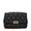 Black Leather Shoulder Bag