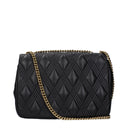 Black Leather Shoulder Bag