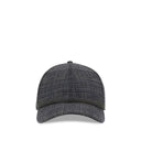 Prince of Wales Fabric Baseball Hat with Shiny Band