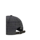 Prince of Wales Fabric Baseball Hat with Shiny Band