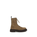 Suede lace-up Ankle Boots
