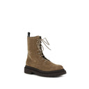 Suede lace-up Ankle Boots