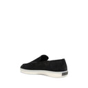 Black Leather Slip-On Loafers