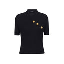Tops de tirantes negros de lana merina