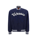 Blue Nylon Bomber