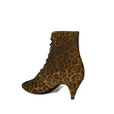 Brown Calfskin Lace-Up Boots